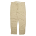 CALVIN KLEIN Chino Mens Trousers Beige Regular Tapered W36 L31