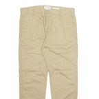 CALVIN KLEIN Chino Mens Trousers Beige Regular Tapered W36 L31