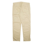 CALVIN KLEIN Chino Mens Trousers Beige Regular Tapered W36 L31