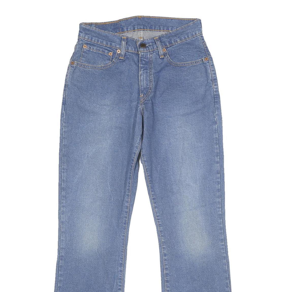 LEVI'S 586 67 Womens Jeans Blue Classic Bootcut Denim Medium W28 L32 Stylish