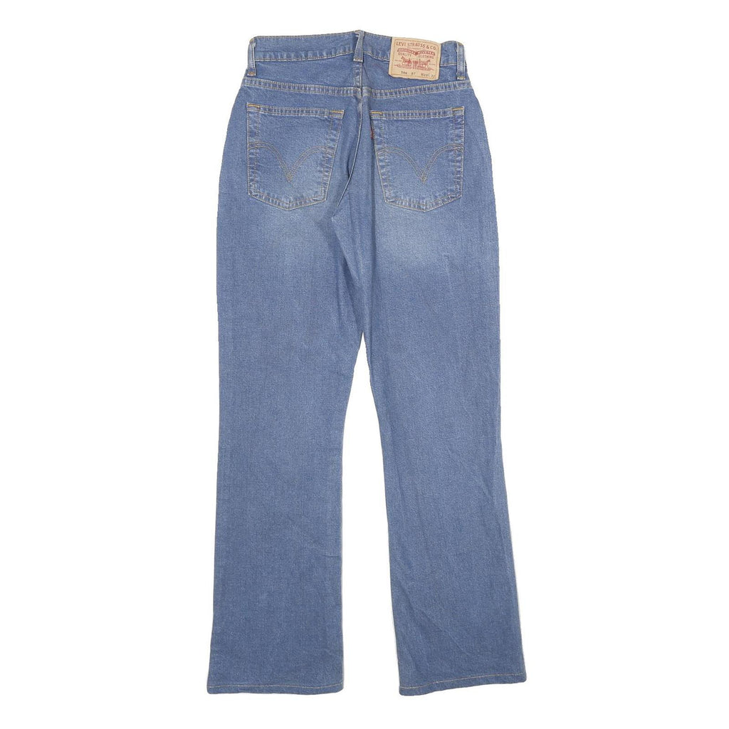 LEVI'S 586 67 Womens Jeans Blue Classic Bootcut Denim Medium W28 L32 Stylish