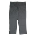 DICKIES Mens Polyester Blend Classic Grey Trousers W40 L30 Workwear Zip Closure