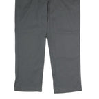 DICKIES Mens Polyester Blend Classic Grey Trousers W40 L30 Workwear Zip Closure