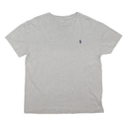 POLO RALPH LAUREN Mens Grey Crew Neck Short Sleeve T-Shirt M Cotton Blend