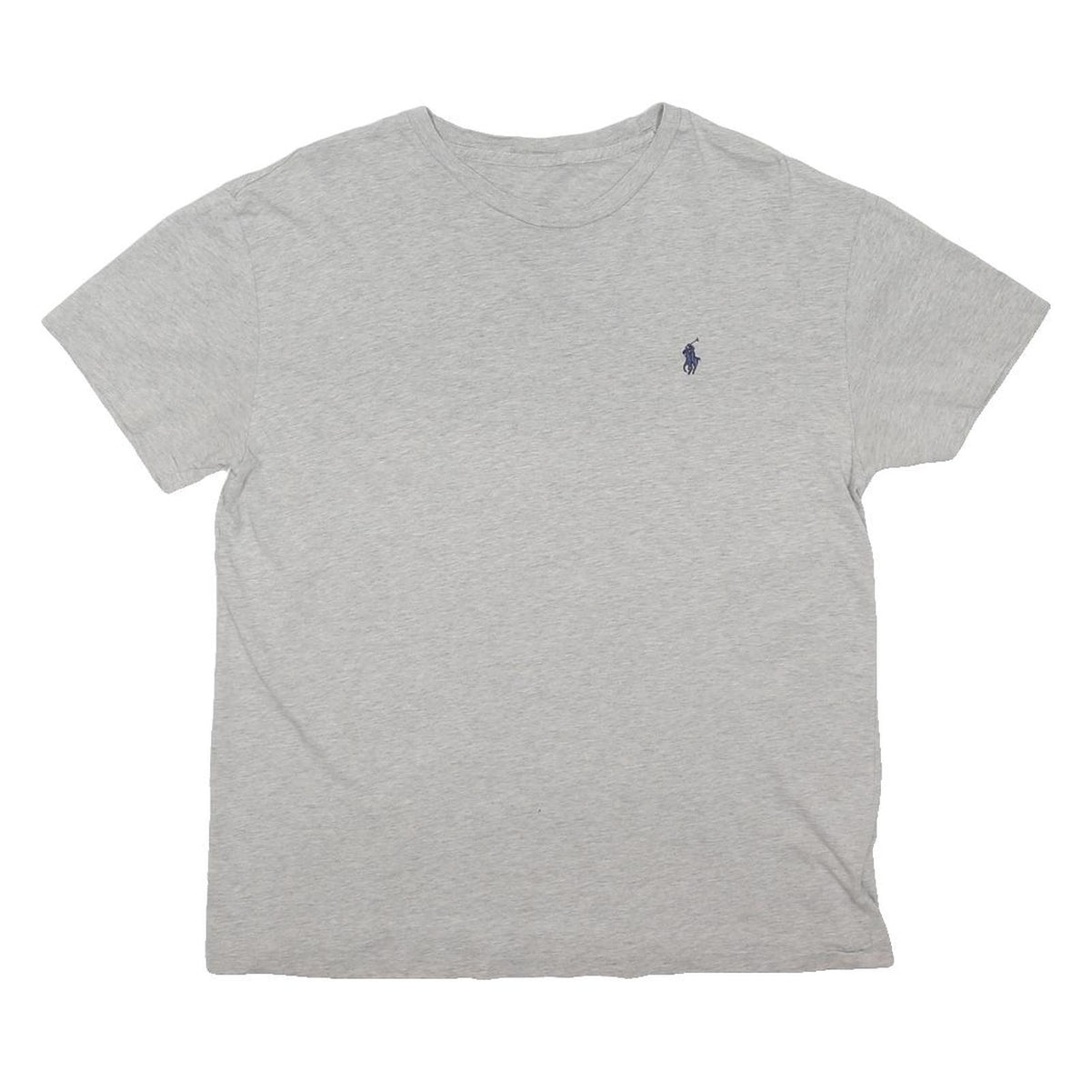 POLO RALPH LAUREN Mens Grey Crew Neck Short Sleeve T-Shirt M Cotton Blend