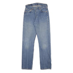 LEVI'S 501 Womens Jeans Blue Regular Straight Denim Medium W26 L30 Classic Fit