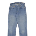 LEVI'S 501 Womens Jeans Blue Regular Straight Denim Medium W26 L30 Classic Fit
