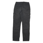 DICKIES Mens Cotton Blend Black Regular Fit Cargo Trousers W29 L30 Durable