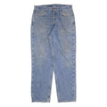 CARHARTT Mens Jeans Blue Cotton Blend Regular Straight Zip W36 L34 Classic
