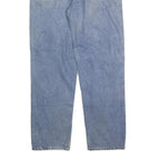 CARHARTT Mens Jeans Blue Cotton Blend Regular Straight Zip W36 L34 Classic