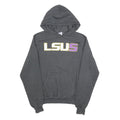 CHAMPION Mens Grey LSU S Hoodie XS Cotton Blend Pullover Hooded Sweatshirt