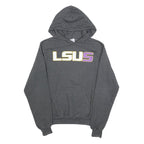 CHAMPION Mens Grey LSU S Hoodie XS Cotton Blend Pullover Hooded Sweatshirt