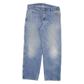 DICKIES Mens Regular Fit Blue Denim Jeans W32 L29 Workwear Style Zip Closure