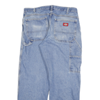 DICKIES Mens Regular Fit Blue Denim Jeans W32 L29 Workwear Style Zip Closure