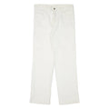 Mens Jeans White Regular Straight W31 L30