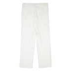 Mens Jeans White Regular Straight W31 L30