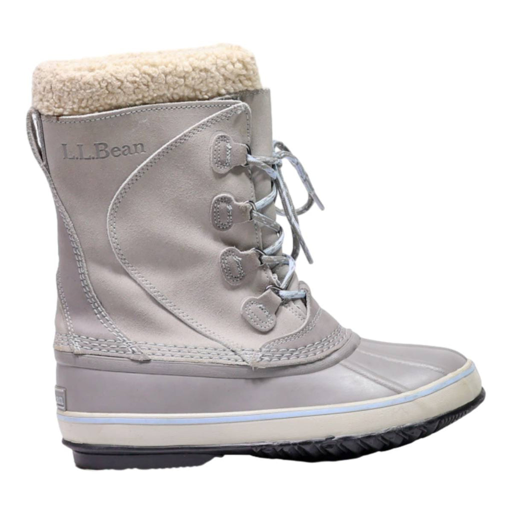 LL BEAN Snow Boots Purple Synthetic Womens UK 8