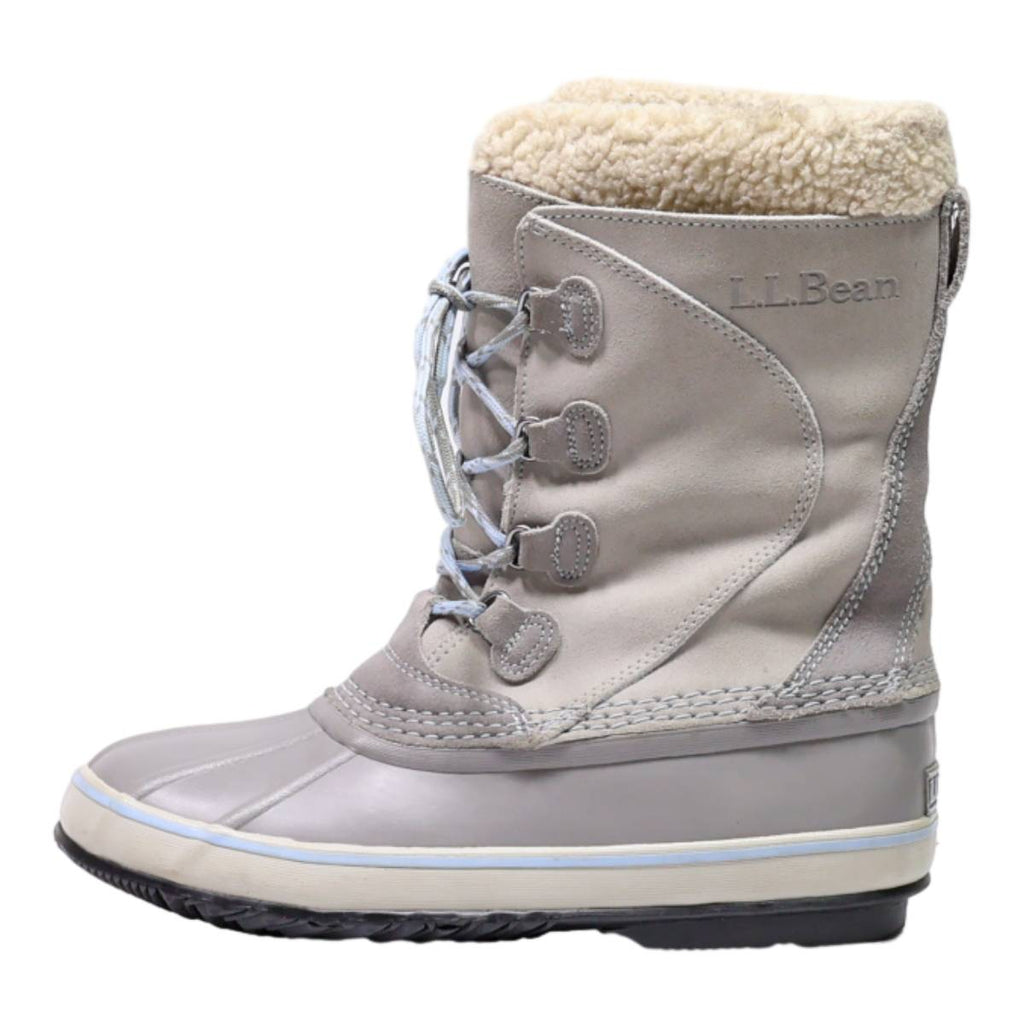 LL BEAN Snow Boots Purple Synthetic Womens UK 8