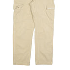 ALL ACCESS Womens Cotton Blend Beige Regular Cargo Trousers W30 L28 Casual