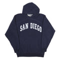 AUTHENTIC LIFE Mens Navy Blue San Diego Pullover Hoodie L Cotton Sweatshirt