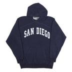 AUTHENTIC LIFE Mens Navy Blue San Diego Pullover Hoodie L Cotton Sweatshirt
