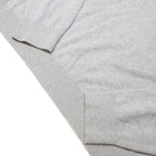 TOMMY HILFIGER Mens Grey Plain V-Neck Basic Knit Jumper XL Cotton Blend Casual