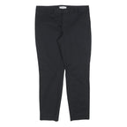 GAP Womens Cotton Blend Black Slim Tapered Trousers W32 L26 Classic Comfort Fit