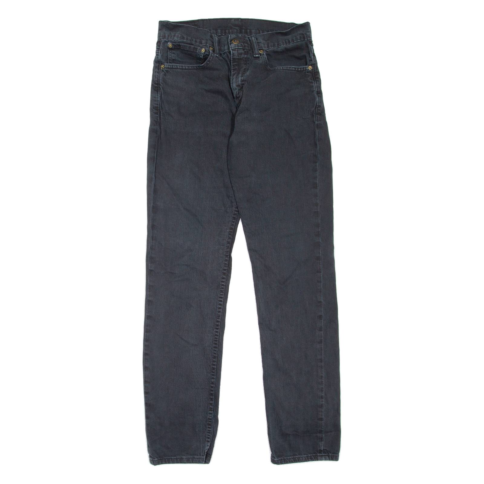 LEVI'S 511 Jeans Mens Black Skinny Straight W29 L32