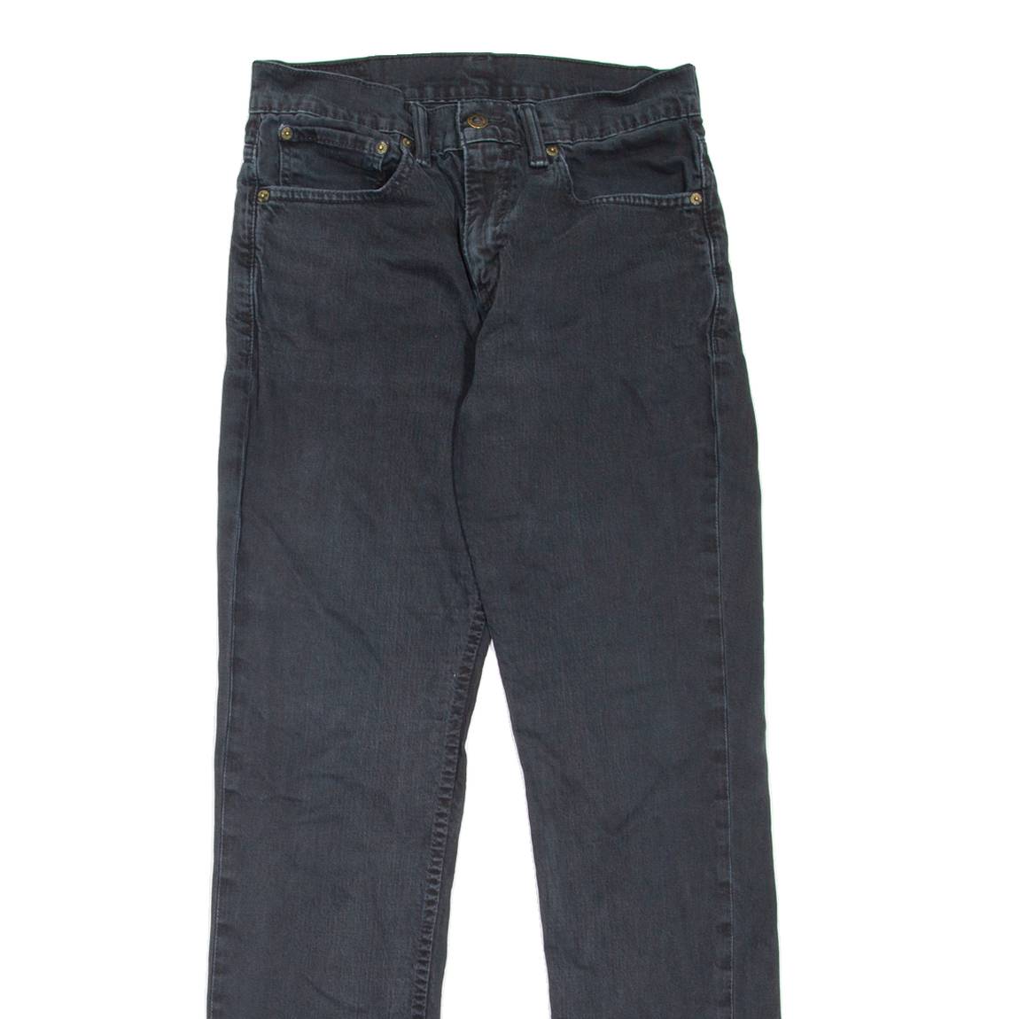 LEVI'S 511 Jeans Mens Black Skinny Straight W29 L32