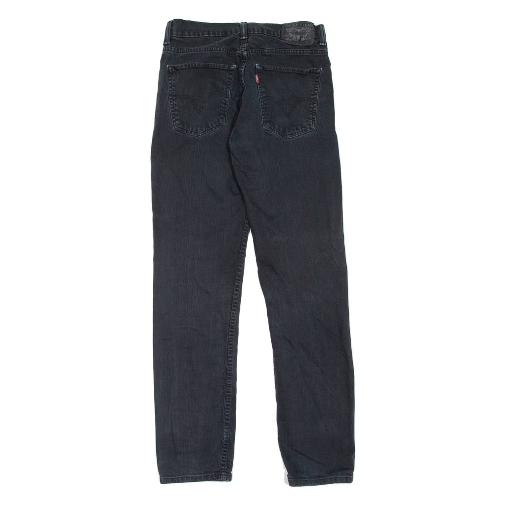 LEVI'S 511 Jeans Mens Black Skinny Straight W29 L32