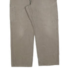 CARHARTT Mens Cotton Blend Beige Regular Straight Trousers W36 L30 Workwear