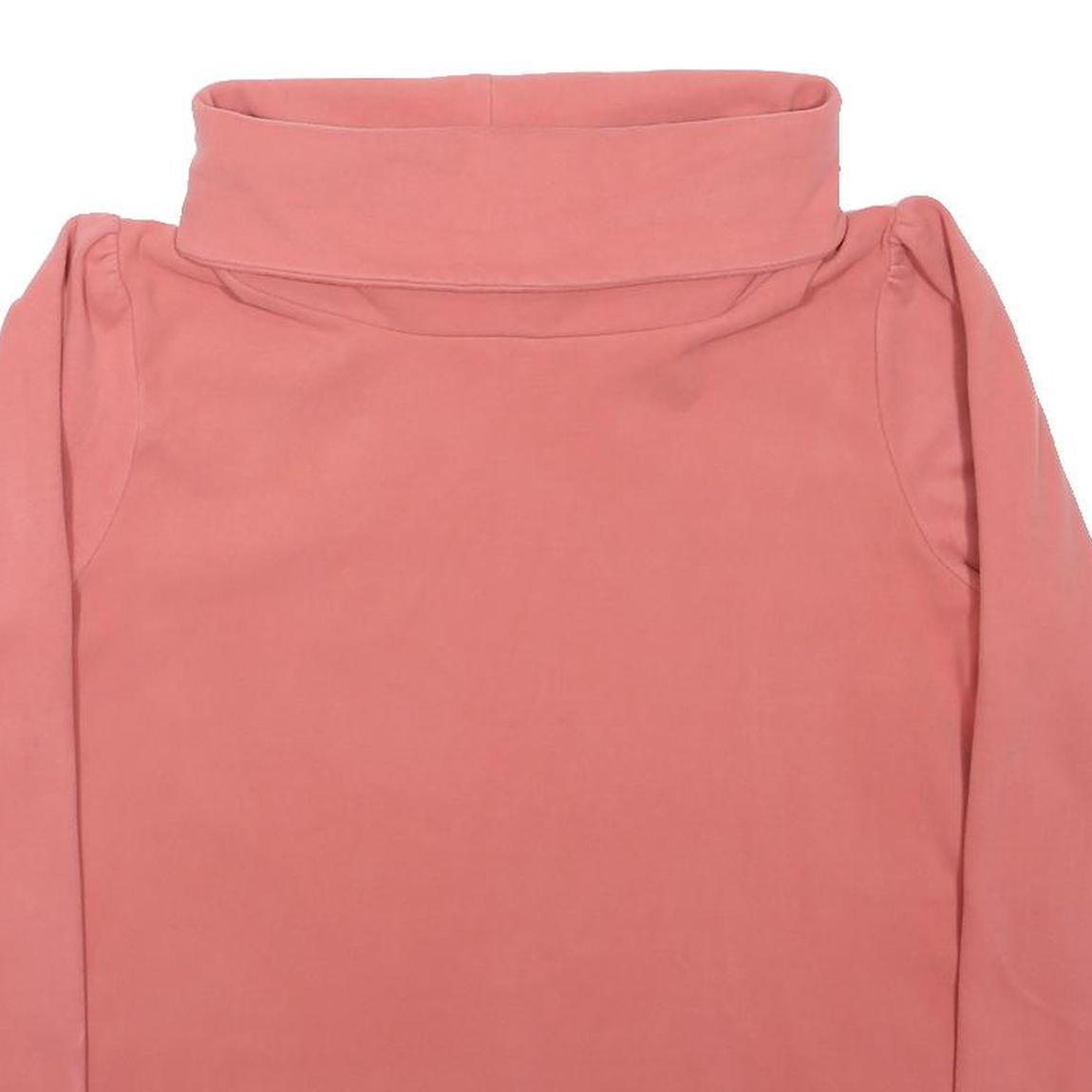 REGATTA Womens Pink Plain Polyester Blend Roll Neck Regular Fit Jumper UK 16
