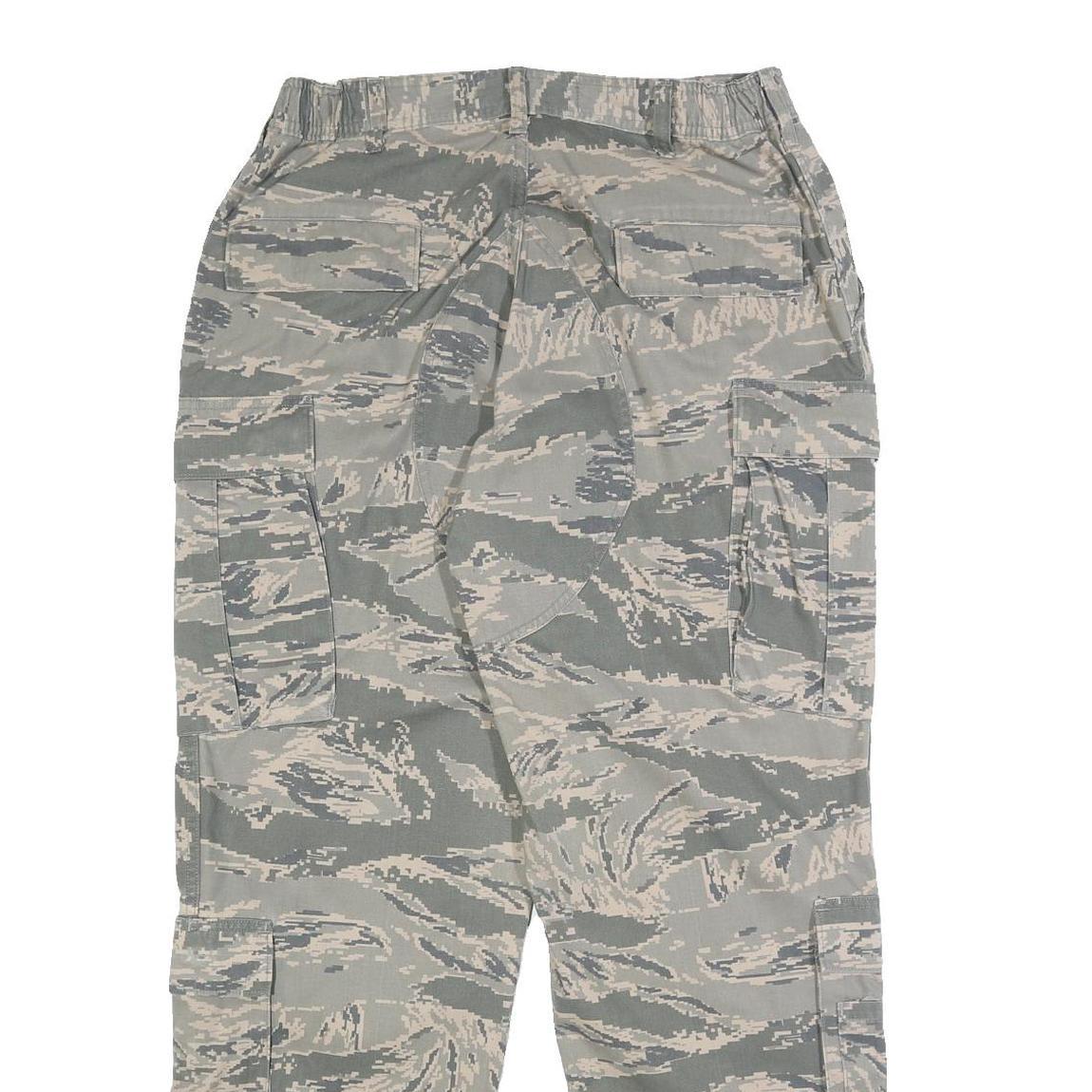 RACOE INC Mens Cotton Blend Camouflage Regular Cargo Trousers W31 L31 Casual