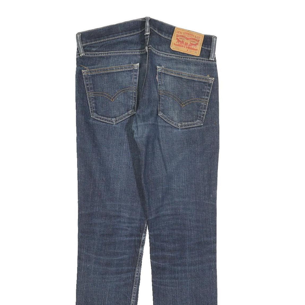 LEVI'S 511 Slim Mens Jeans Blue Slim Skinny Denim Medium W30 L32 Zip Cotton