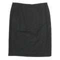 ARMANI COLLEZIONI Womens Black Pencil Knee Length Cotton Blend Skirt M Office