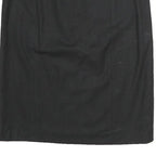 ARMANI COLLEZIONI Womens Black Pencil Knee Length Cotton Blend Skirt M Office