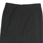 ARMANI COLLEZIONI Womens Black Pencil Knee Length Cotton Blend Skirt M Office
