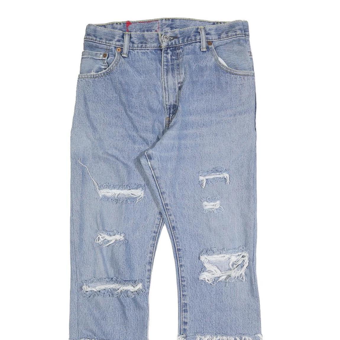 LEVI'S 517 STRAIGHT Womens Blue Cotton Blend Regular Straight Denim W30 L28