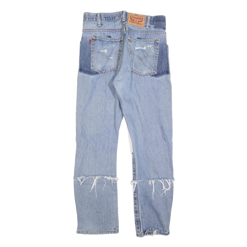 LEVI'S 517 STRAIGHT Womens Blue Cotton Blend Regular Straight Denim W30 L28