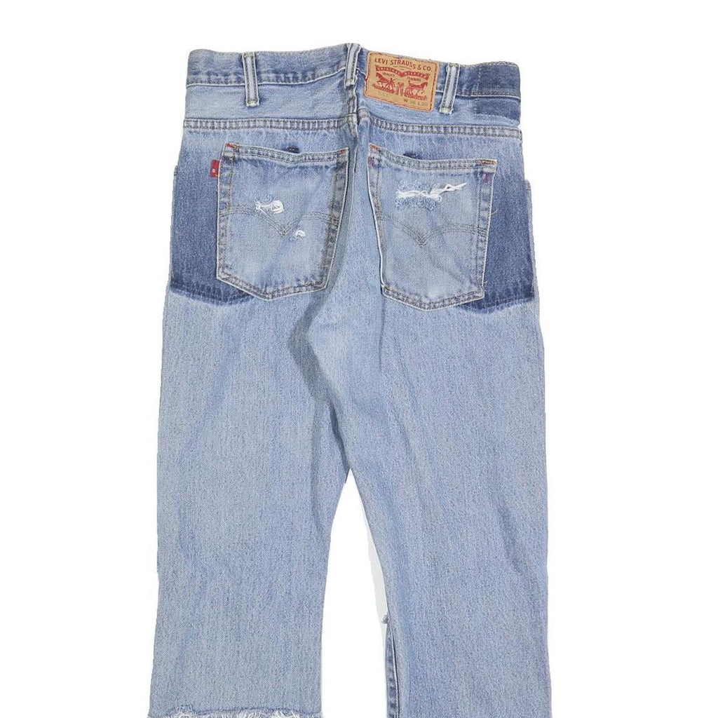 LEVI'S 517 STRAIGHT Womens Blue Cotton Blend Regular Straight Denim W30 L28