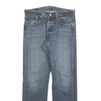 LEVI'S 501 Mens Jeans Blue Regular Straight Denim Medium W31 L30 Classic Button