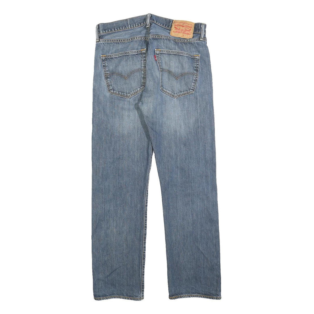 LEVI'S 501 Mens Jeans Blue Regular Straight Denim Medium W31 L30 Classic Button