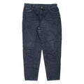 TEDDY'S Womens Jeans Black Regular Mom W34 L30