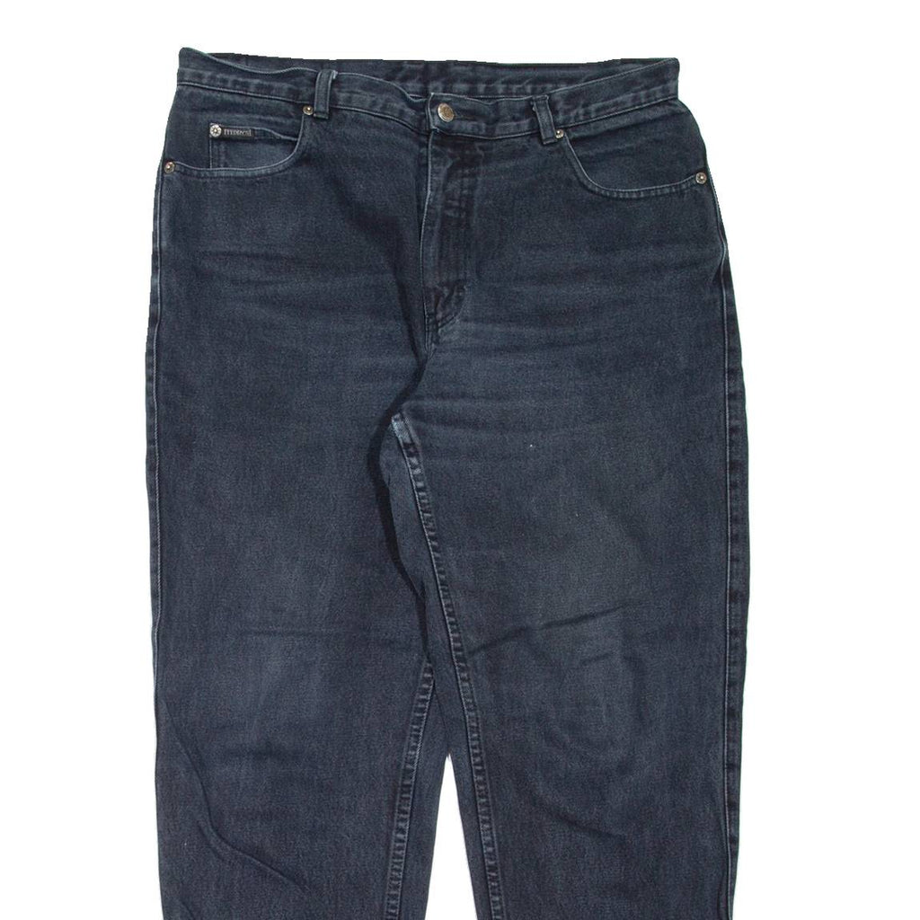 TEDDY'S Womens Jeans Black Regular Mom W34 L30