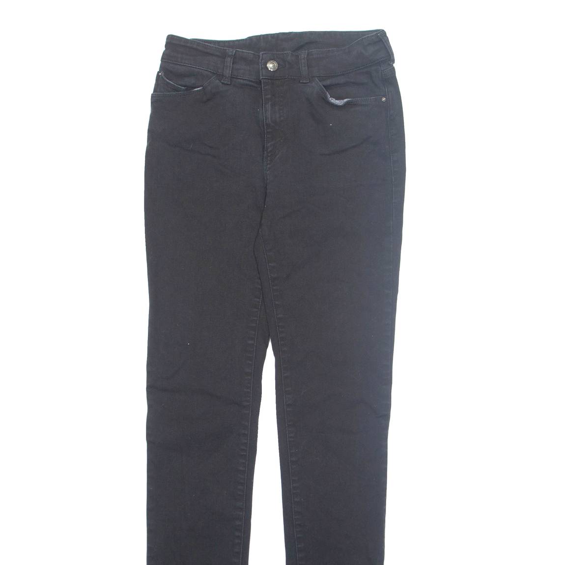 EMPORIO ARMANI Womens Jeans Black Regular Tapered W27 L32