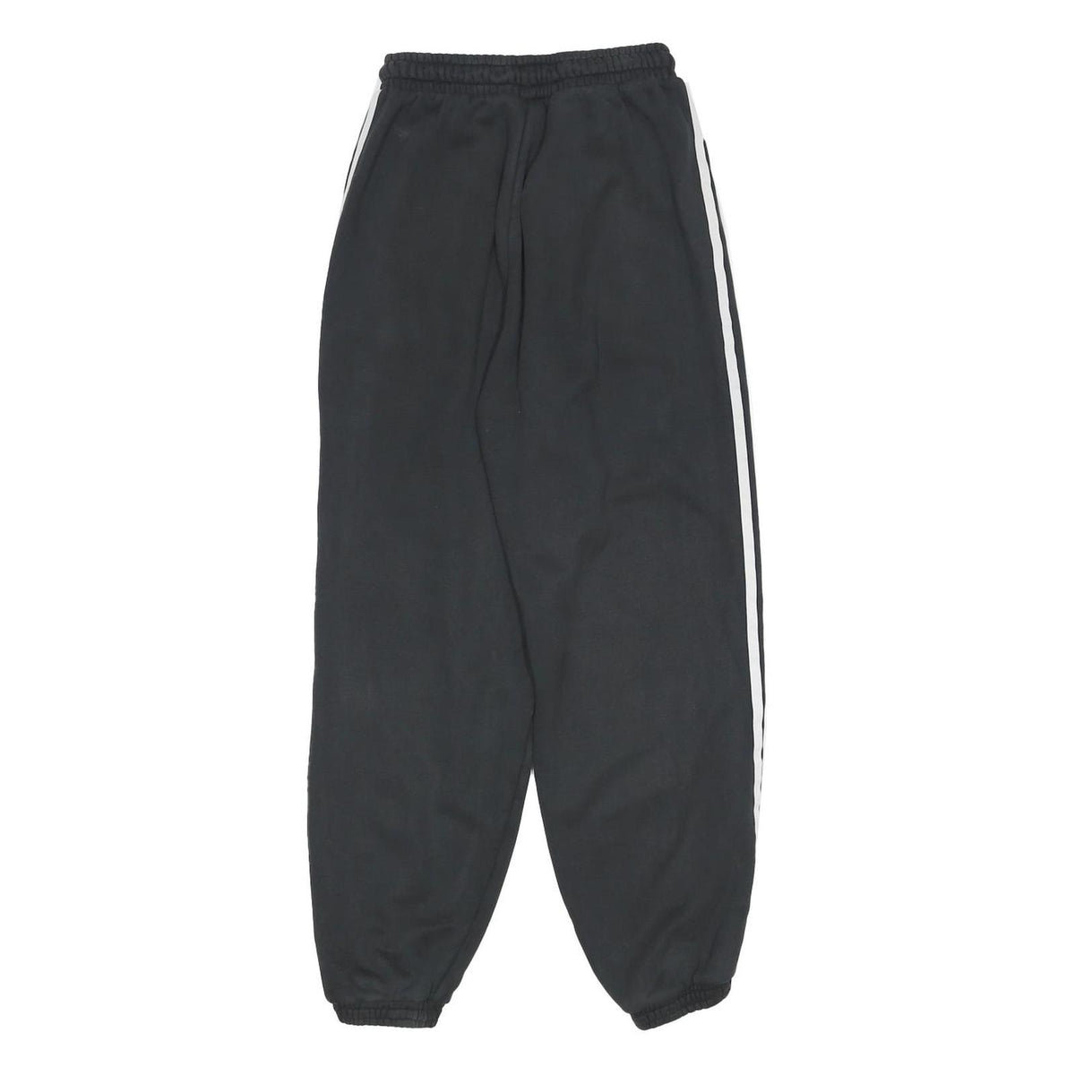 ADIDAS Womens Joggers Black & White Slim Tapered UK 6 W21 L25 Sportswear