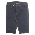 LEVI'S Mens Denim Blue Casual Shorts M W31 Cotton Blend Classic Fit