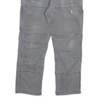 CARHARTT Mens Cotton Blend Grey Relaxed Fit Straight Leg Trousers W32 L27