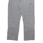 CARHARTT Mens Cotton Blend Grey Relaxed Fit Straight Leg Trousers W32 L27
