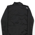 PUMA Womens Black & White Zip Jacket UK 16 Polyester Track Sportswear